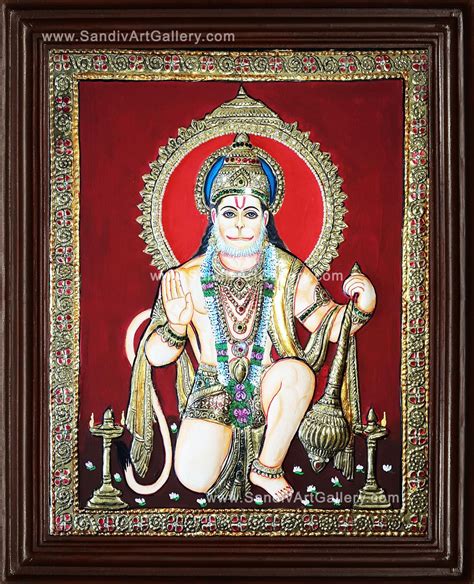 Hanuman Tanjore Painting Artofit