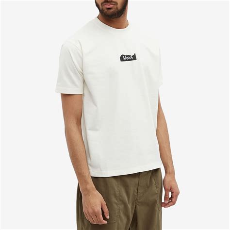 Nanga Eco Mountain Logo T Shirt White End Hk