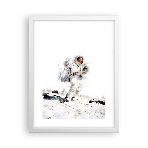 Obraz Plakat Wysłannik Ziemi 30x40cm Astronauta Kosmos Nasa