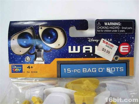 16bit Figure Of The Day Review Thinkway Toys Wall E 15 Pc Bag O