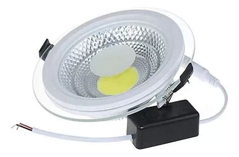 Foco Plafon Led Embutido W K Luz Frio Redondo