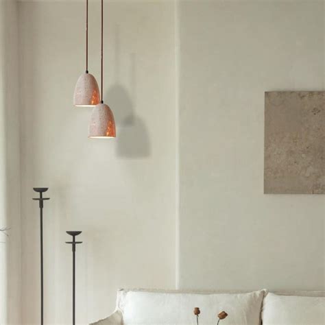 Natural Stone Pendant Light Chandelier Handmade Pendant Light Home