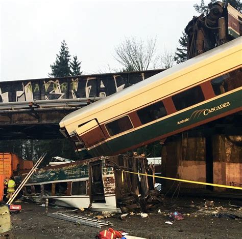 Amtrak train Washington derailment cause under investigation.