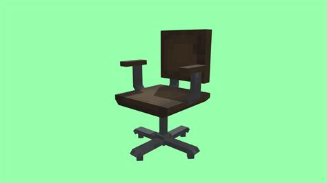 Minecraft Chair 3d Model By Carbenfiber C27403c Sketchfab