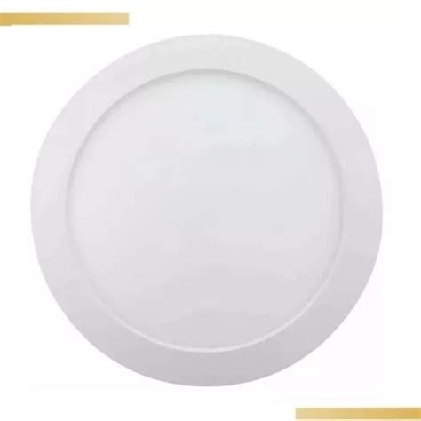 5 Plafon Redondo 18w Embutir Branco Quente Luz Amarela 3000k R 112 Em