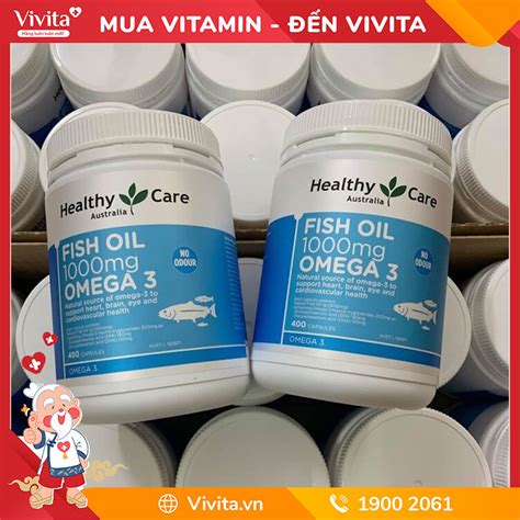 Viên Uống Dầu Cá Healthy Care Fish Oil 1000mg Omega 3 400v