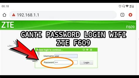 Username Dan Password Standart Wifi Zte Zte F609 Default Password