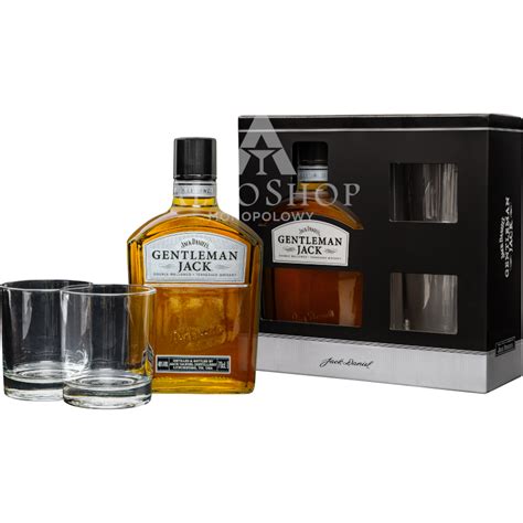 Whiskey Jack Daniel S Gentelman Jack 0 7l 2 Szklanki 40 AlkoShop Pl