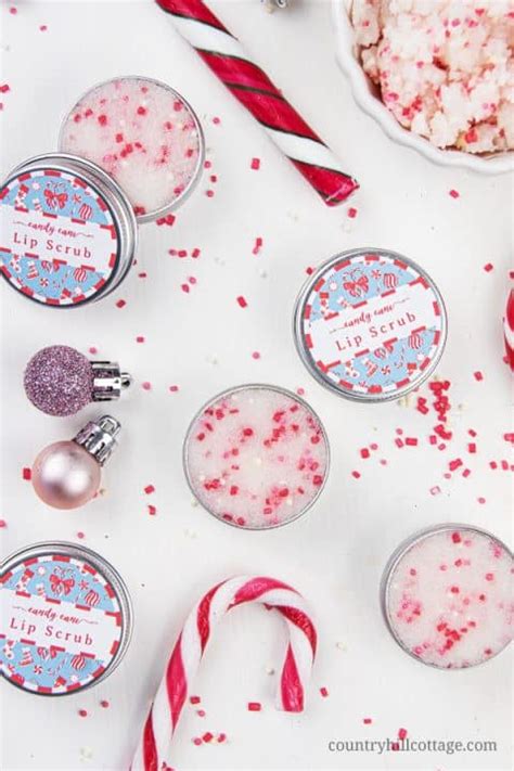 Diy Peppermint Lip Scrub Recipe With Free Printable Labels