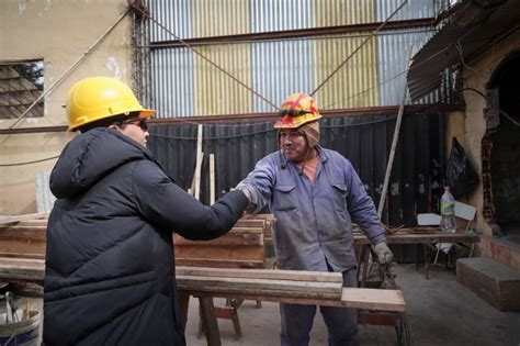 Mayra Mendoza Supervis El Avance Del Nuevo Edificio Para La Secundaria