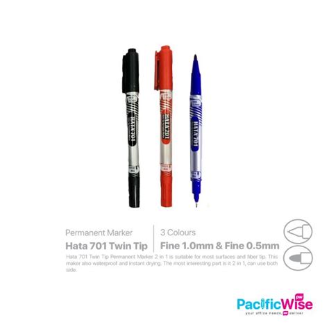 Hatapermanent Markerpenanda Kekalwriting Pen701 Twins Trip Buy