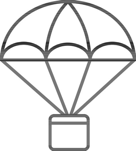Hot Air Balloon Icon In Black Line Art Vector Art At Vecteezy