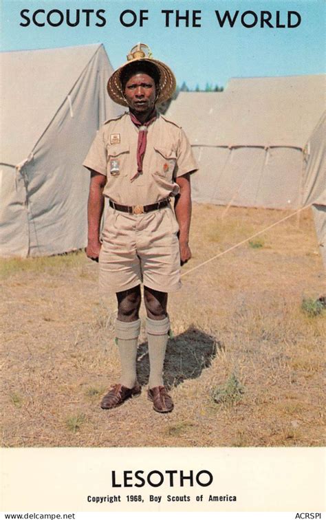 Lesotho Lesotho Boy Scouts Of The World1968 Lesotho Scout Scans Rv