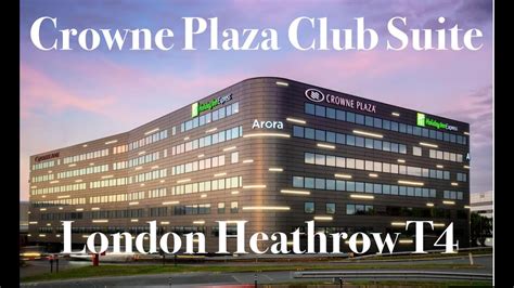 Crowne Plaza Hotel Suite Heathrow Terminal Executive Club Full Tour