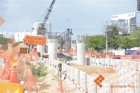 Aceleran trabajos del puente Nichupté Quadratin Quintana Roo