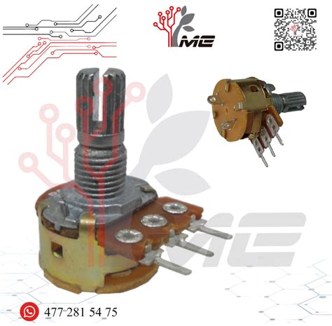 Potenciometro Con Switch Pines K Corto Circuito