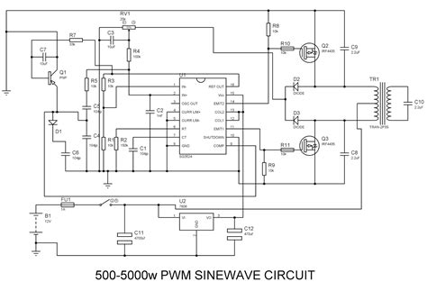 Sinewave Inverter Circuit SG3524 PWM SL Technological Services