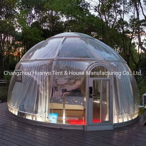 Transparent Igloo Domo Clear Outdoor Garden Restaurant Dome Tent