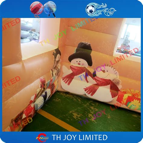 Santa Grotto House Inflatable Christmas Decoration Booth Tent