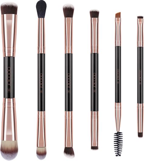 Amazon SHE HAS Make Up Brushes Set Double Ended Eyeshadow Brush