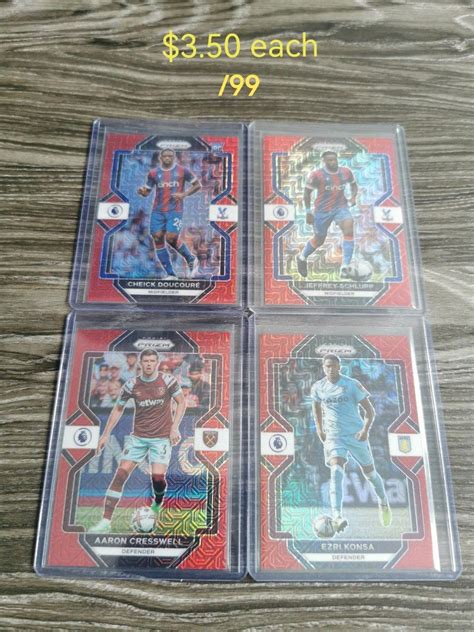 Panini Epl Prizm Cards Part Hobbies Toys Toys Games