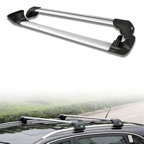 Silvery Aluminum Cross Bar Roof Cargo Luggage Rack For Honda Crv