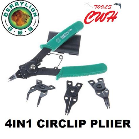 PRC BERRYLION 4IN1 CIRCLIP PLIER SNAP RING PLIERS STRAIGHT BENT