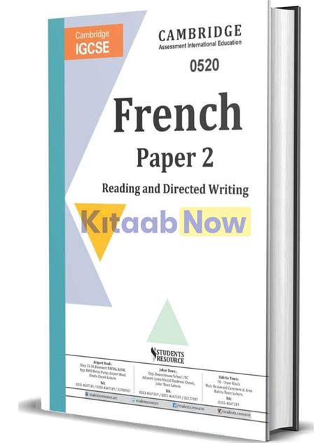 IGCSE French 0520 Paper 2 Yearly 2018 2023 KitaabNow