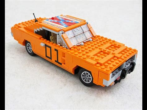 The Dukes Of Hazzard Dodge Charger General Lee Lego Lego Creations Lego Design Lego