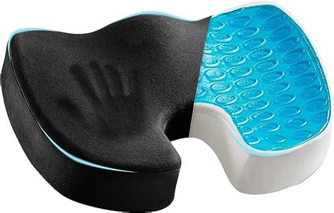 Cooling Gel Seat Cushion For Long Sitting Memory Foam Chair Pillow