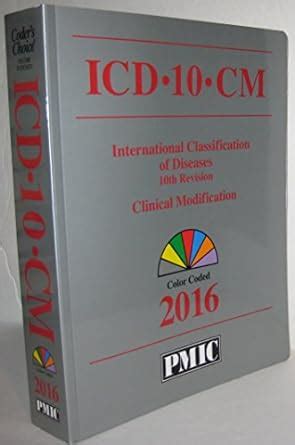 Amazon Icd Cm Official Codes Book Pmic Books