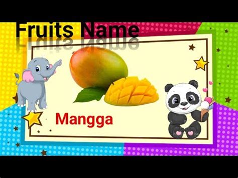 Fruits Name Nama Buah Buahan Belajar Nama Buah Buahan Dasar Youtube