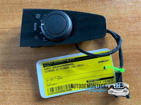 Air Conditioning Control Panel Citroen C Picasso Hdif V