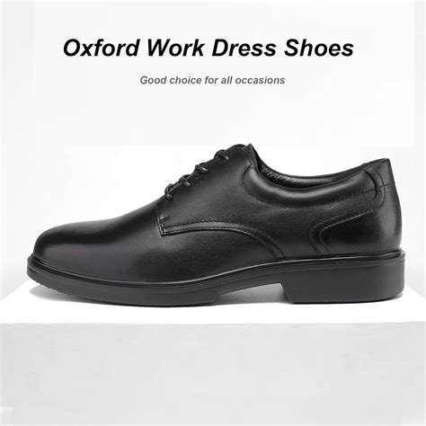 Handpoint Mens Full Grain Leather Oxford Work Dress Shoes Classic