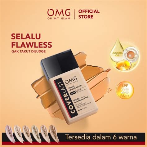 Omg Oh My Glam Coverlast Liquid Foundation Lazada Indonesia