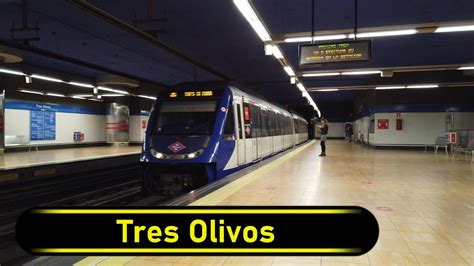 Metro Station Tres Olivos Madrid Walkthrough YouTube