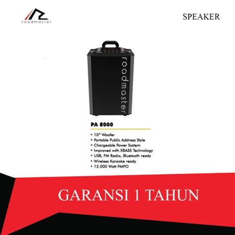 Jual Speaker Roadmaster Pa 8000 Shopee Indonesia
