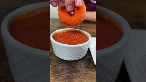 Mozzarella Donut With Marinara Sause Youtube