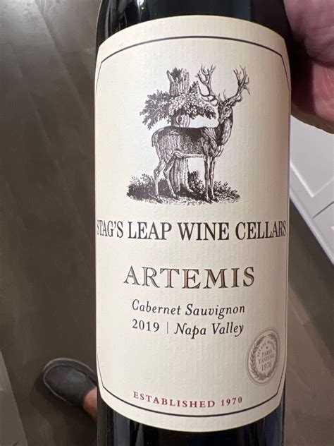 2019 Stag S Leap Wine Cellars Cabernet Sauvignon Artemis USA