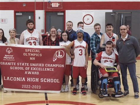Laconia High Honored As Special Olympics Unified Champion School