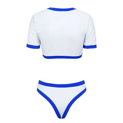 Free Shipping Crop Top Bikini T Shirt Thong Bikini Set Jkp Allkpop Shop
