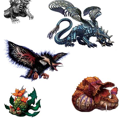 Final Fantasy Monster Concept Art