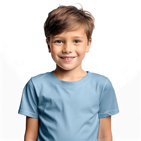 Premium Ai Image Child Kid Tshirt Template With Yellow Green Red