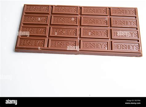 Hershey Milk Chocolate Candy Bar Stock Photo Alamy