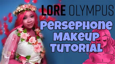 🌸lore Olympus🌸 Persephone Cosplay Halloween Makeup Tutorial Youtube