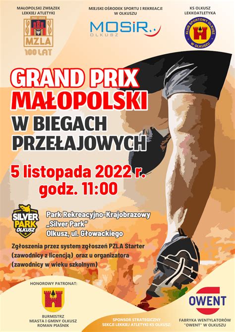 Grand Prix Ma Opolski W Biegach Prze Ajowych W Olkuszu Ma Opolski