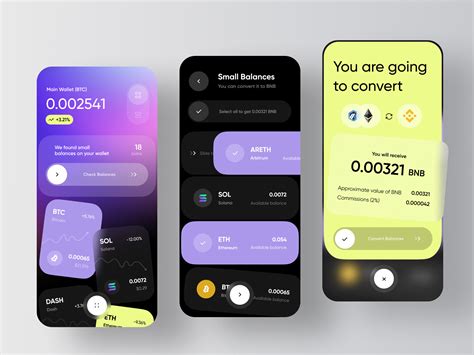 Coin Financial Wallet Mobile App By Jack R For Rondesignlab ⭐️ On