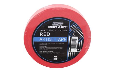 Pro Art Artist Tape 1x60yd Red Michaels