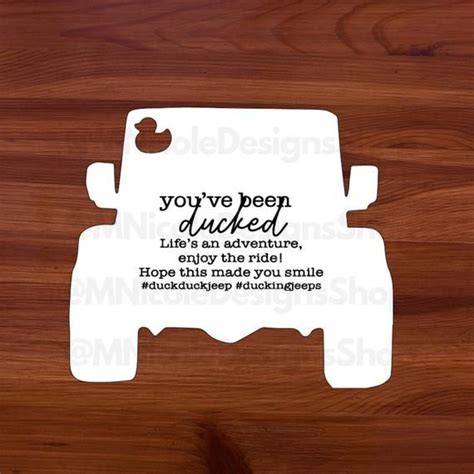 Free Printable Duck Duck Jeep Tags | Printable Templates Free