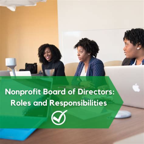 Nonprofit Board Of Directors Roles And Responsibilities Support Black Charities